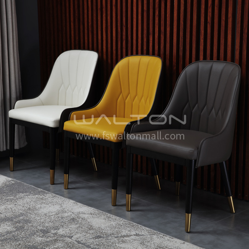 Ylx L01 Living Room Nordic Light Luxury, Luxury Italian Leather Dining Chairs